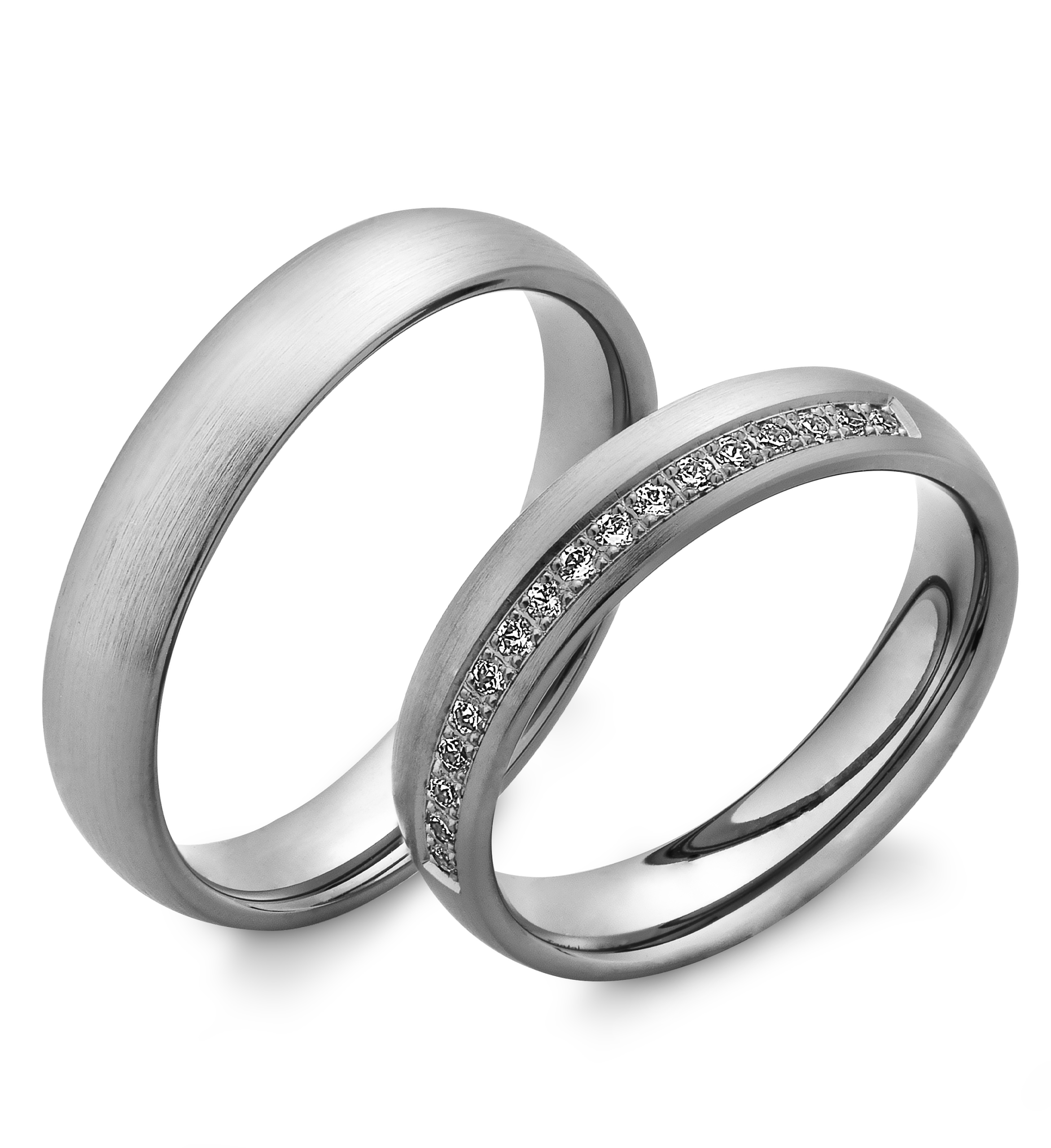 Trauring, Traumring_Galerie, Weißgold, Rotgold, 750/-, 585/-, Carbon, Tantal